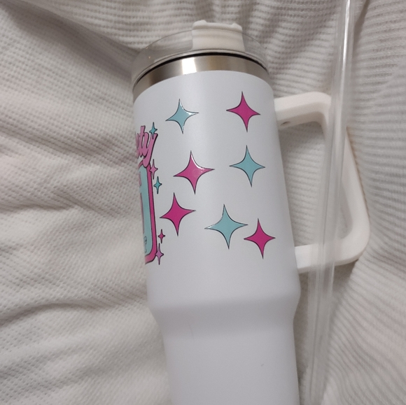 Anxiety on 40 oz tumbler - Picture 5 of 10